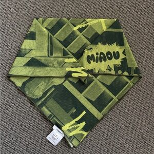 Miaou green scarf